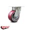 Service Caster 4 Inch Kingpinless Poly on Aluminum Wheel Swivel Top Plate Caster SCC-KP30S420-PAR - alternate 2